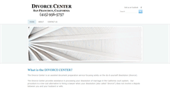 Desktop Screenshot of divorcecentersf.com