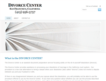 Tablet Screenshot of divorcecentersf.com